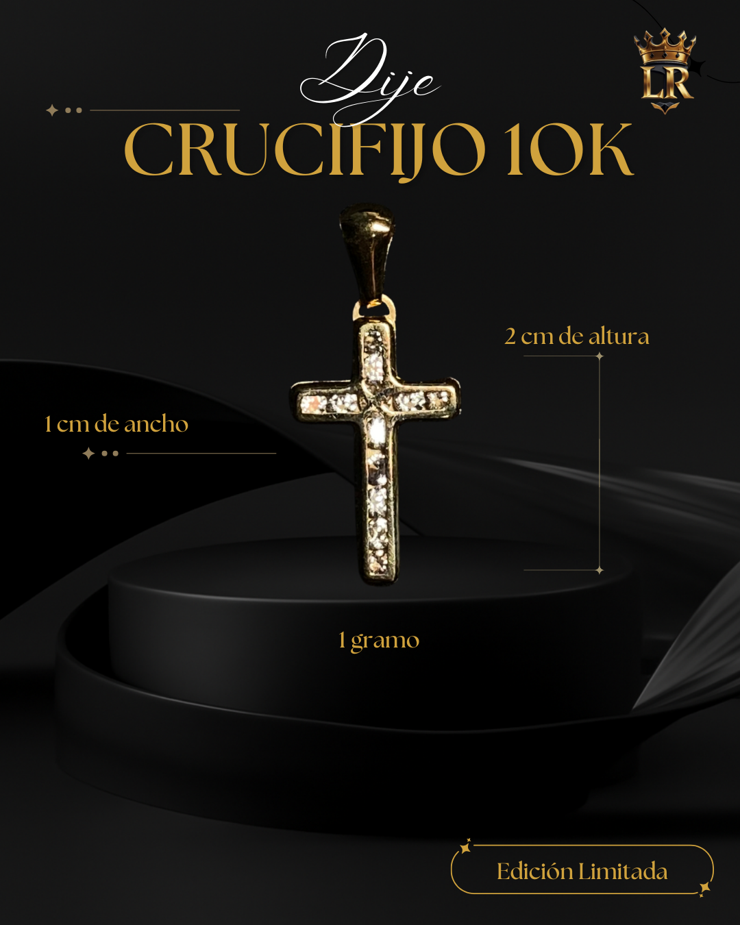 DIJE CRUCIFIJO 10K
