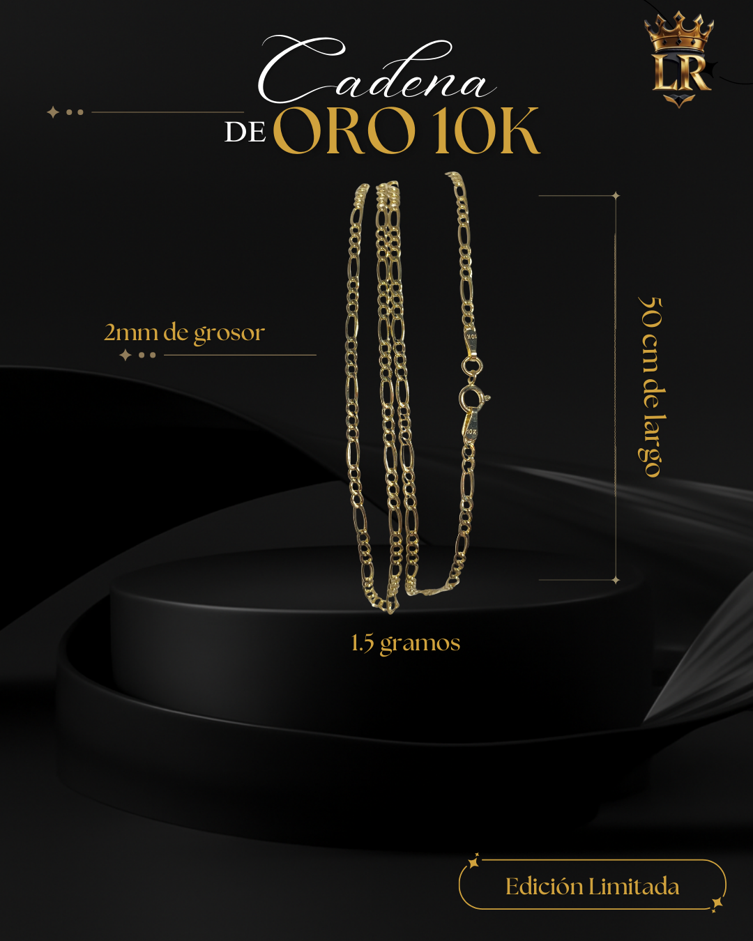 CADENA DE ORO 10K